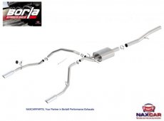 GMC Sierra 6.2L Borla 140570 Touring 14-18 Sierra 14-18 6.2L Uitlaat Borla #140570 Touring