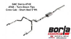 GMC Sierra AT4X BORLA 140915 Sierra Uitlaat BORLA 140915 ATAK 6.2L AT4X 22+