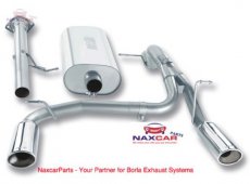 Hummer H2 6.0L / 6.2L Borla 140258 Touring H2 Uitlaat Borla #140258 Touring