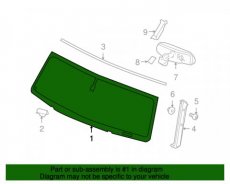 Hummer H2 Voorruit 2002-2010