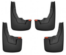 Dodge Ram Spatlappen VOORAAN+ACHTERAAN Husky Liners CREW met spatbordverbreders 2019-2024