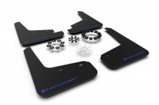 RallyArmor MF72-UR-BLK/BL RallyArmor Tesla Model Y 2020+ Black Spatlappen BLAUW Logo