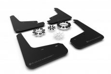 RallyArmor MF72-UR-BLK/DGRY RallyArmor Tesla Model Y 2020+ Black Spatlappen GRIJS Logo