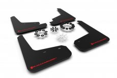 RallyArmor MF72-UR-BLK/RD RallyArmor Tesla Model Y 2020+ Black Spatlappen ROOD Logo