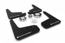 RallyArmor MF72-UR-BLK/WH RallyArmor Tesla Model Y 2020+ Black Spatlappen WIT Logo