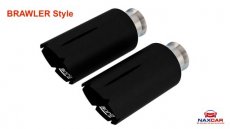 BORLA 60719CB RAM TRX Uitlaat Tips BRAWLER Zwart