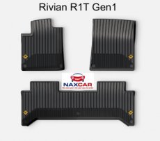 Rivian R1T All-Weather Floor Mats GEN1 Rivian R1T Matten SET All-Weather OEM GEN1