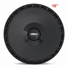 Rotiform Aero Disc Black 32170-AC-18B 18" Rotiform Aero Disc RSE LAS-R ZWART