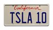 TSLA 10 SpaceX / Elon Musk Tesla Nummerplaat