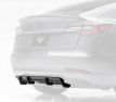 Tesla Model 3 VOLTA AERO REAR DIFFUSER Model 3 Diffuser AERO Carbon