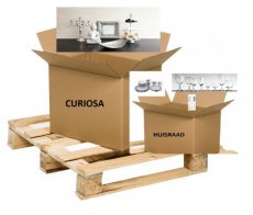 Pallet mix huisraad curiosa (DOORSTROOM)