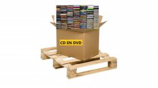 Pallet muziek,dvd,cd